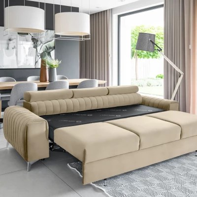 Dreisitzer-Wohnzimmersofa MELISENDE - beige
