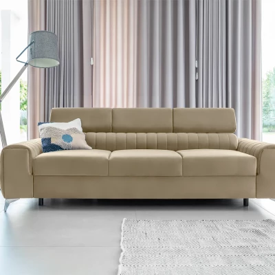 Dreisitzer-Wohnzimmersofa MELISENDE - beige