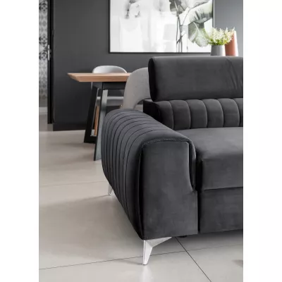Dreisitzer-Wohnzimmersofa MELISENDE - Graphit