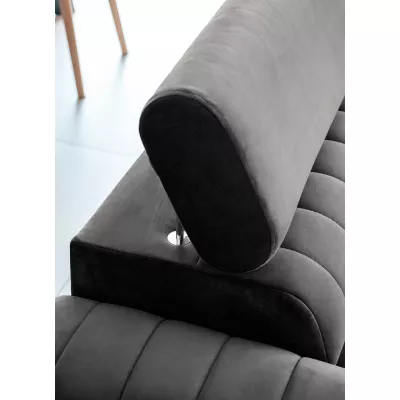 Dreisitzer-Wohnzimmersofa MELISENDE - dunkelgrau