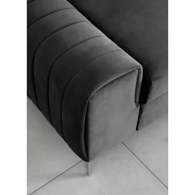 Dreisitzer-Wohnzimmersofa MELISENDE - dunkelgrau