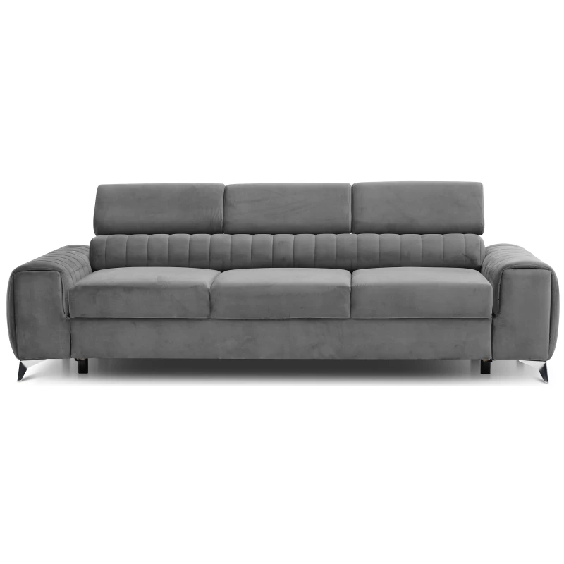 Dreisitzer-Wohnzimmersofa MELISENDE - grau