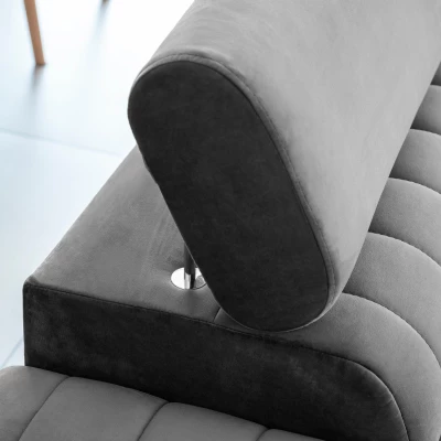 Dreisitzer-Wohnzimmersofa MELISENDE - grau
