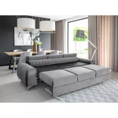 Dreisitzer-Wohnzimmersofa MELISENDE - grau