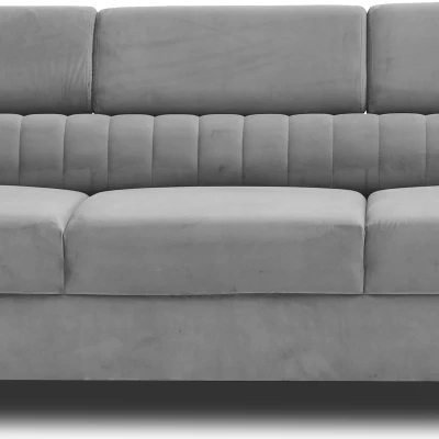 Dreisitzer-Wohnzimmersofa MELISENDE - hellgrau