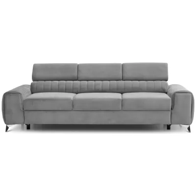 Dreisitzer-Wohnzimmersofa MELISENDE - hellgrau