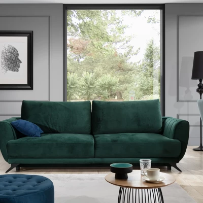 Stilvolles Schlafsofa ZARIN – Dunkelgrün