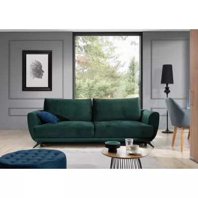 Stilvolles Schlafsofa ZARIN – Dunkelgrün