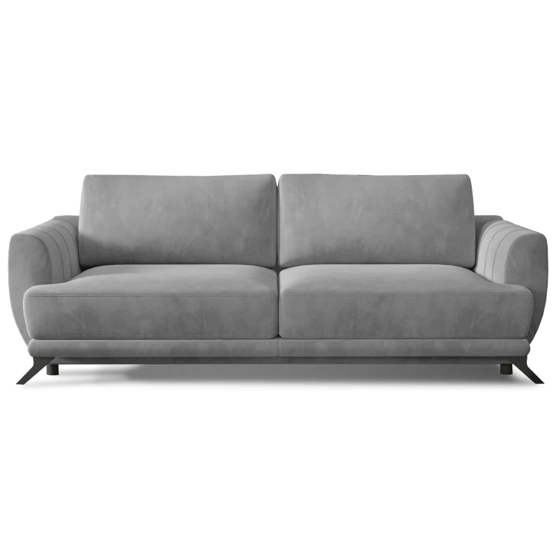 Stilvolles Schlafsofa ZARIN - grau 1