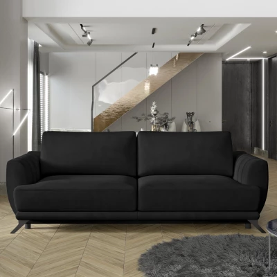Stilvolles Schlafsofa ZARIN - schwarz 2