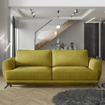 Stilvolles Schlafsofa ZARIN - gelb