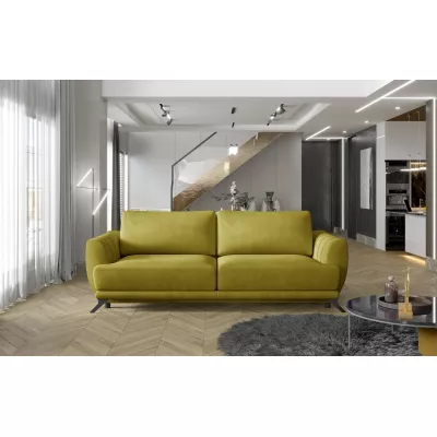 Stilvolles Schlafsofa ZARIN - gelb