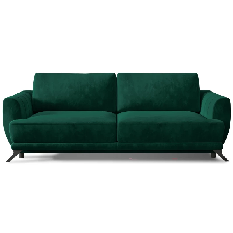 Stilvolles Schlafsofa ZARIN – Flaschengrün