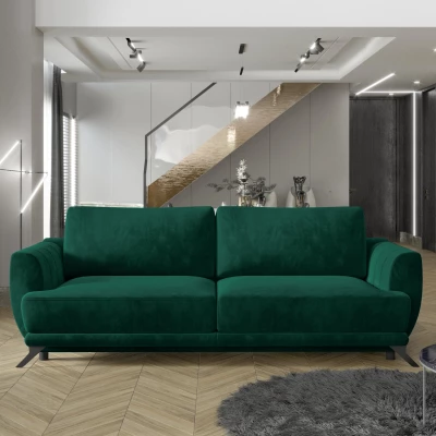 Stilvolles Schlafsofa ZARIN – Flaschengrün