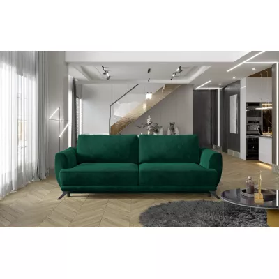 Stilvolles Schlafsofa ZARIN – Flaschengrün