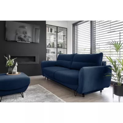 Schlafsofa fürs Wohnzimmer AISLIN – dunkelblau