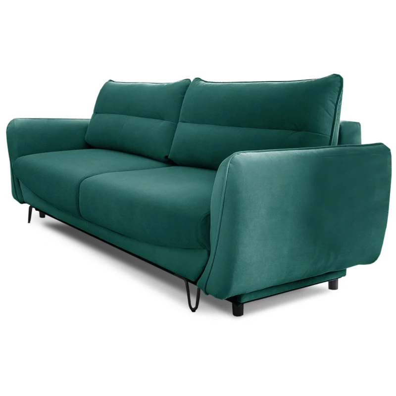 Wohnzimmer-Schlafsofa AISLIN - Benzin