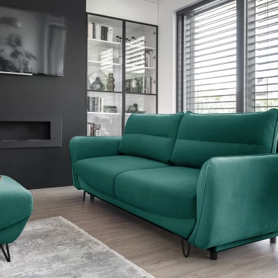 Wohnzimmer-Schlafsofa AISLIN - Benzin
