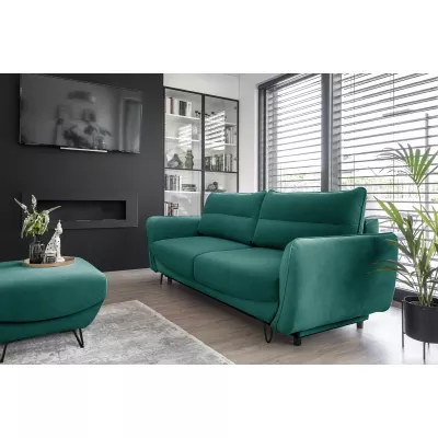 Wohnzimmer-Schlafsofa AISLIN - Benzin