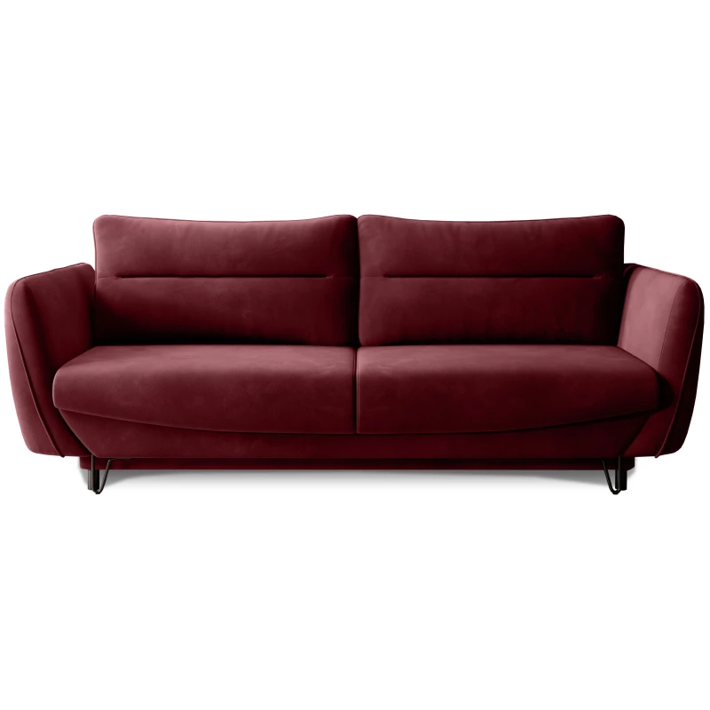 Schlafsofa fürs Wohnzimmer AISLIN - rot