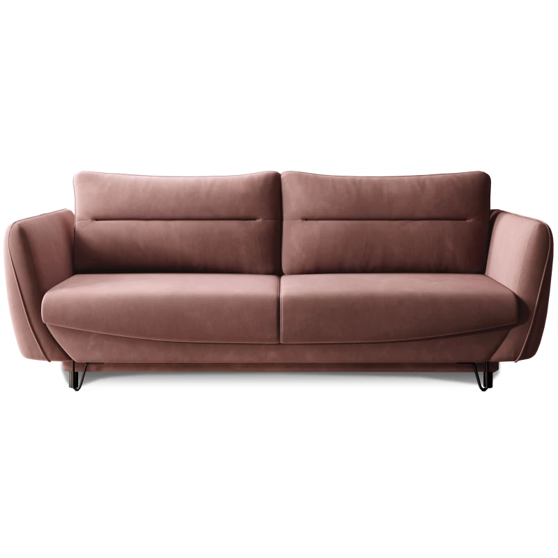 Schlafsofa fürs Wohnzimmer AISLIN - rosa
