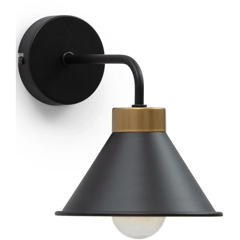 DETMER Wandstrahler - Schwarz/Gold