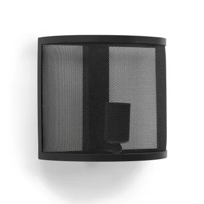 Moderne Wandleuchte GORMAR – schwarz