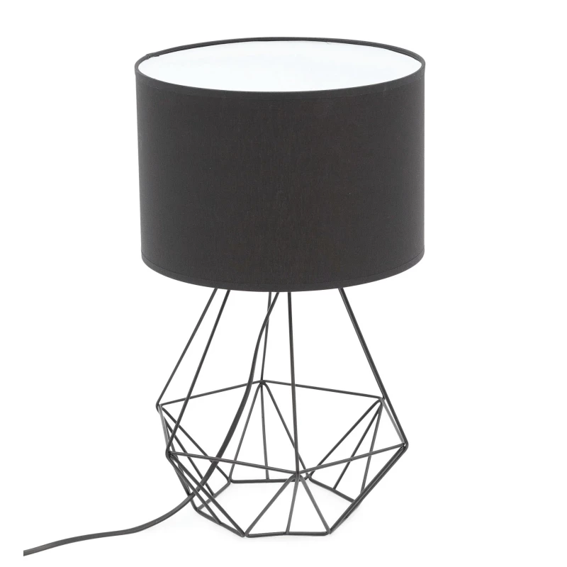 BREVITAS Nachttischlampe - schwarz