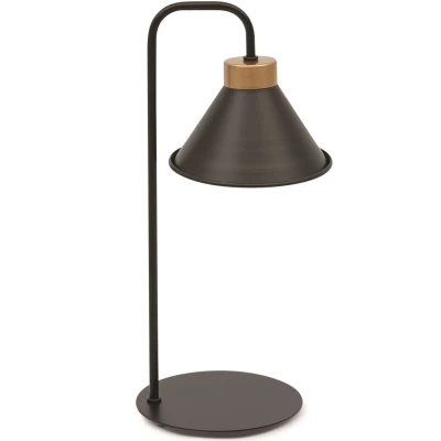 Moderne Tischleuchte DETMER – Schwarz/Gold