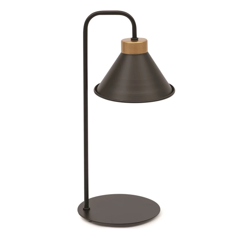 Moderne Tischleuchte DETMER – Schwarz/Gold