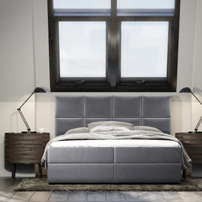Hotelbett 140x200 SORELLA 2 - hellgrau