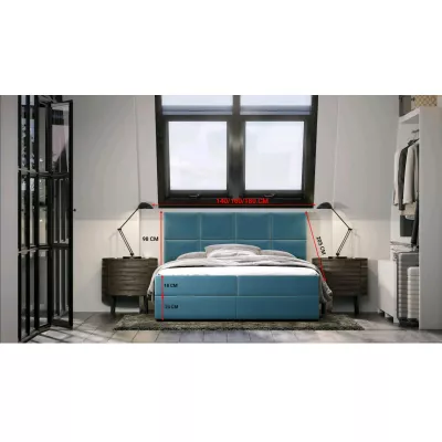 Hotelbett 180x200 SORELLA 2 - hellgrau