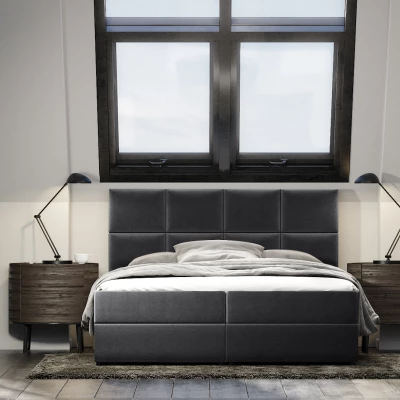 Hotelbett 140x200 SORELLA 2 - schwarz