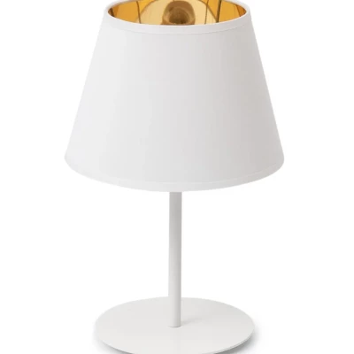 VESPILLO Nachttischlampe - weiß/gold