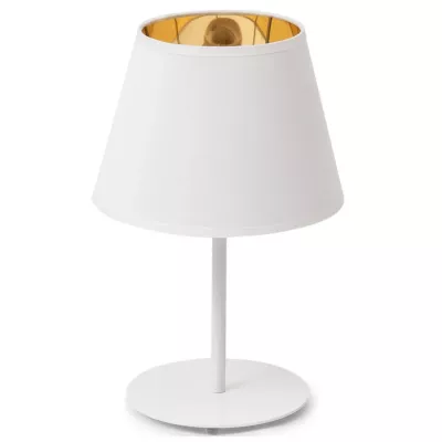 VESPILLO Nachttischlampe - weiß/gold