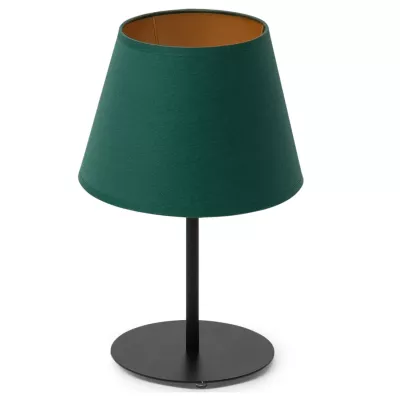 VESPILLO Nachttischlampe - grün / gold / schwarz