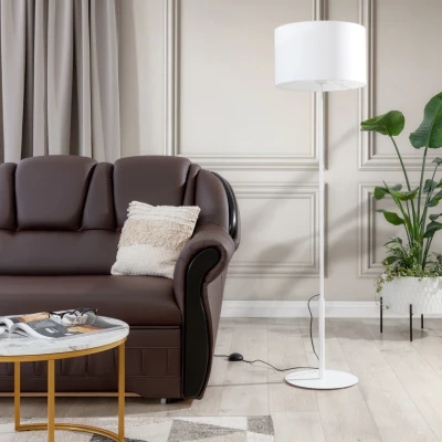 Skandinavische Stehlampe VESPILLO - weiß