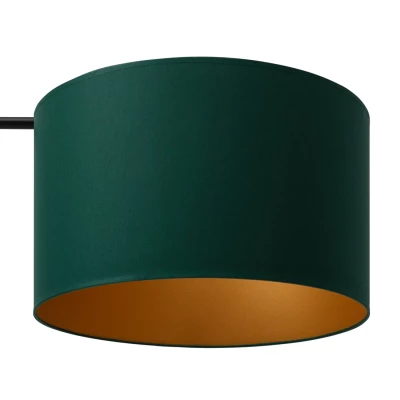 VESPILLO Stehleuchte - grün / gold / schwarz