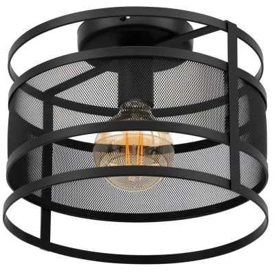 GORMAR Design-Deckenaufbauleuchte – Schwarz