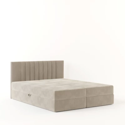 Amerikanisches Bett 160x200 TORINA 1 - beige
