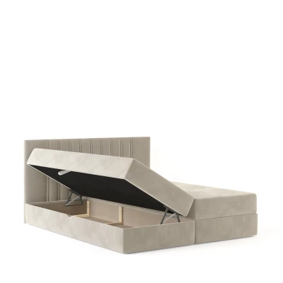 Amerikanisches Bett 160x200 TORINA 2 - beige