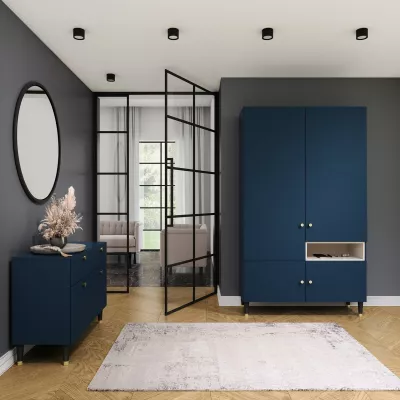 Moderne LED-Deckenleuchte VALLUM – schwarz