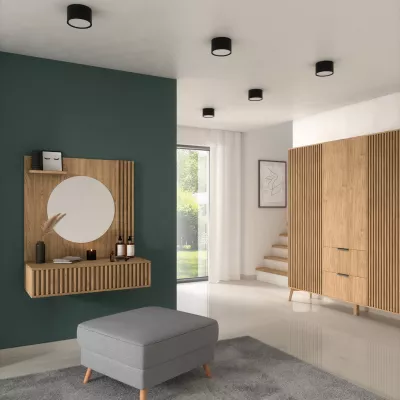 Moderne LED-Deckenleuchte VALLUM – schwarz