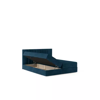 Amerikanisches Bett 140x200 TORINA 1 - blau
