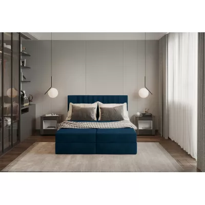 Amerikanisches Bett 160x200 TORINA 2 - blau