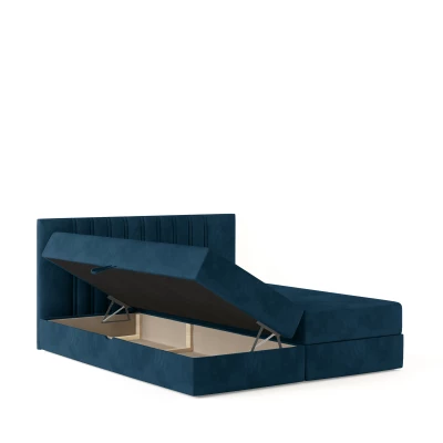 Amerikanisches Bett 160x200 TORINA 2 - blau