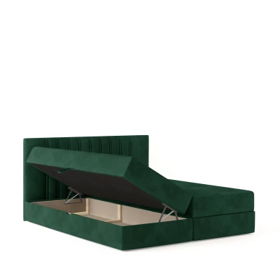 Amerikanisches Bett 140x200 TORINA 2 - grün