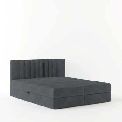 Amerikanisches Bett 160x200 TORINA 2 - grau