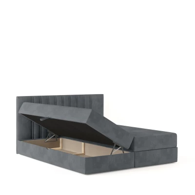 Amerikanisches Bett 160x200 TORINA 2 - grau