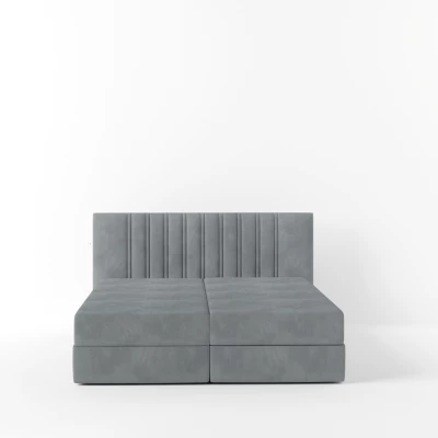 Amerikanisches Bett 160x200 TORINA 1 - hellgrau